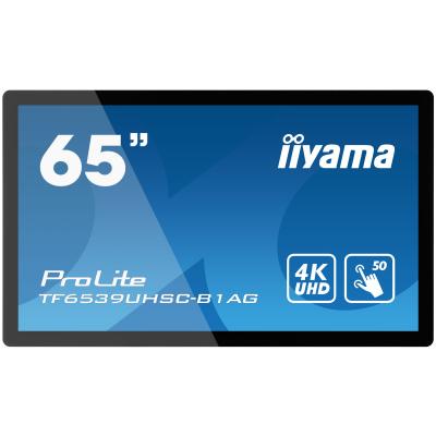iiyama ProLite TF6539UHSC-B1AG, 165cm (65''), Projected Capacitive, 4K, schwarz, openframe