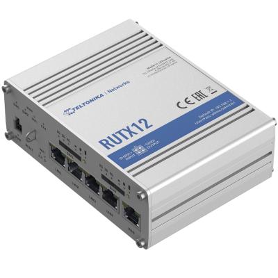 Teltonika RUTX12 4G LTE Cat6 Dual-Band Wifi Industrial Router