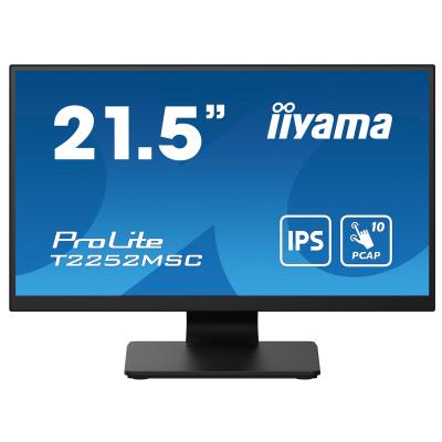 Iiyama ProLite T2252MSC-B2, 21,5", 1920x1080 Pixel, Full HD, LCD, 5ms, schwarz