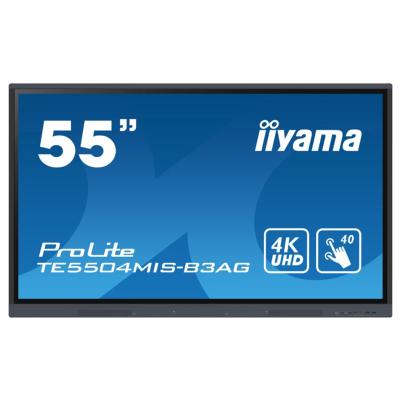 iiyama ProLite TE5504MIS-B3AG, 139cm (55''), Pure Touch Infrarot, 4K, schwarz