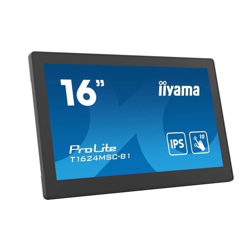 iiyama ProLite T1624MSC-B1, 39,6cm (15,6''), Projected Capacitive, 10 TP, Full HD, schwarz