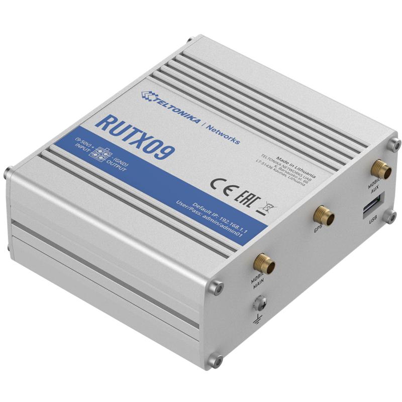Teltonika RUTX09 4G LTE Cat6 Gigabit Industrial Router