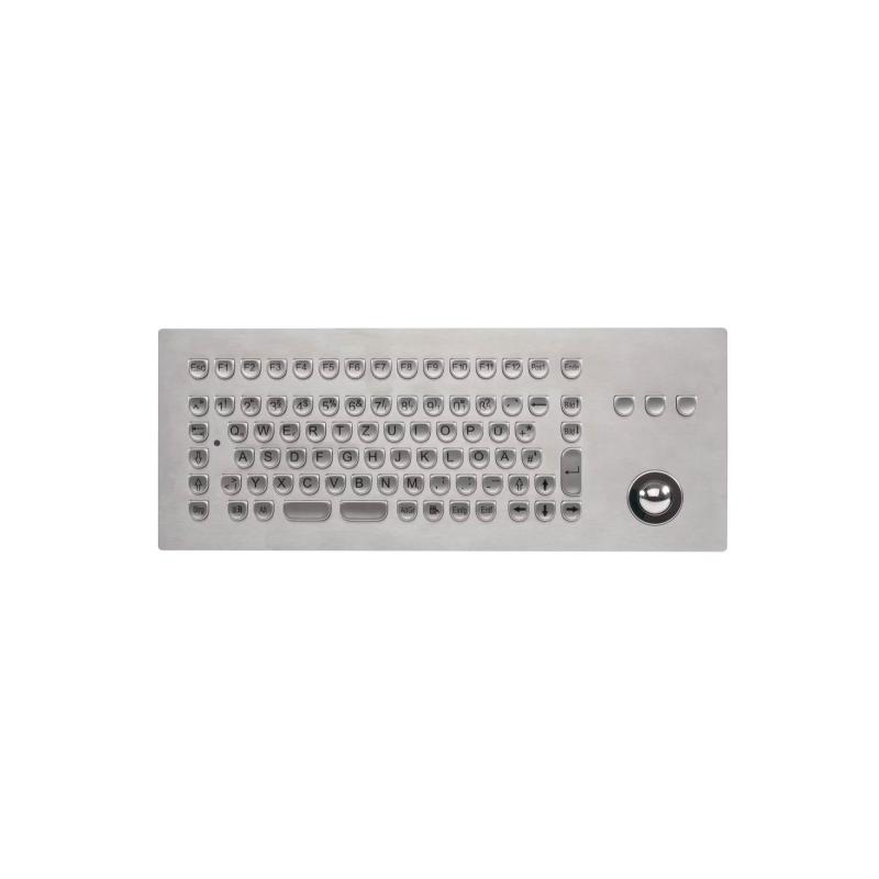 Tastatur InduSteel® 084 TB Modul TKV-084-TB25V-MODUL-USB-DE  IP65 (statisch); IP54 (dyn.)