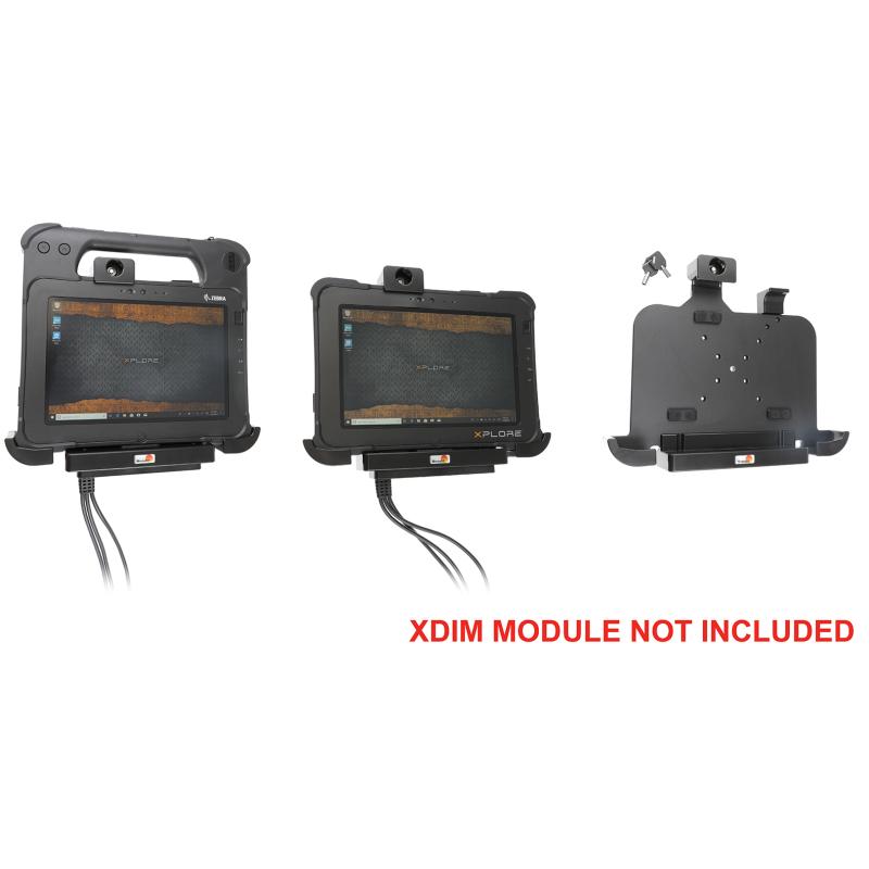 Halterung, mit Verschluss, Schloss mit zwei Schl&uuml;sseln, passend f&uuml;r: L10, separat bestellen: XDIM Mo