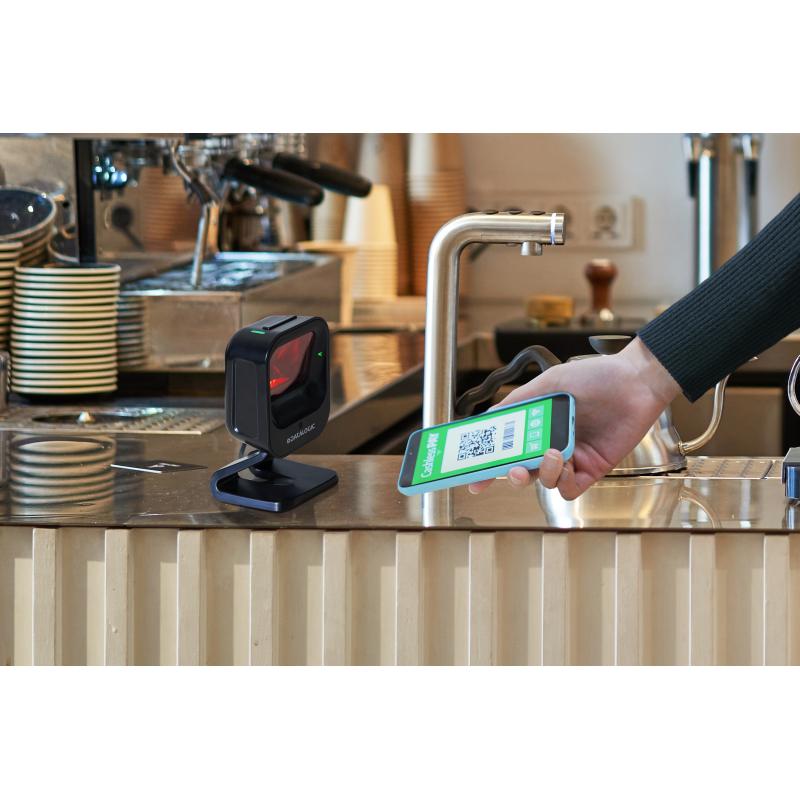 Datalogic Magellan 900i, 2D, USB, Multi-IF, Kit (USB), Standfuß (magnetisch) schwarz