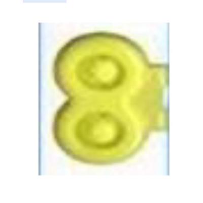 Sato Eco - Clips for Wristbands Yellow