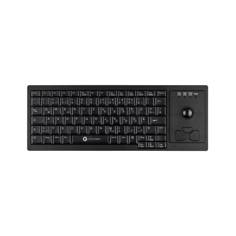 Tastatur Cleantype®  Xtra Roll TKL-083-GCQ-TB22-BLACK-USB-DE n/a
