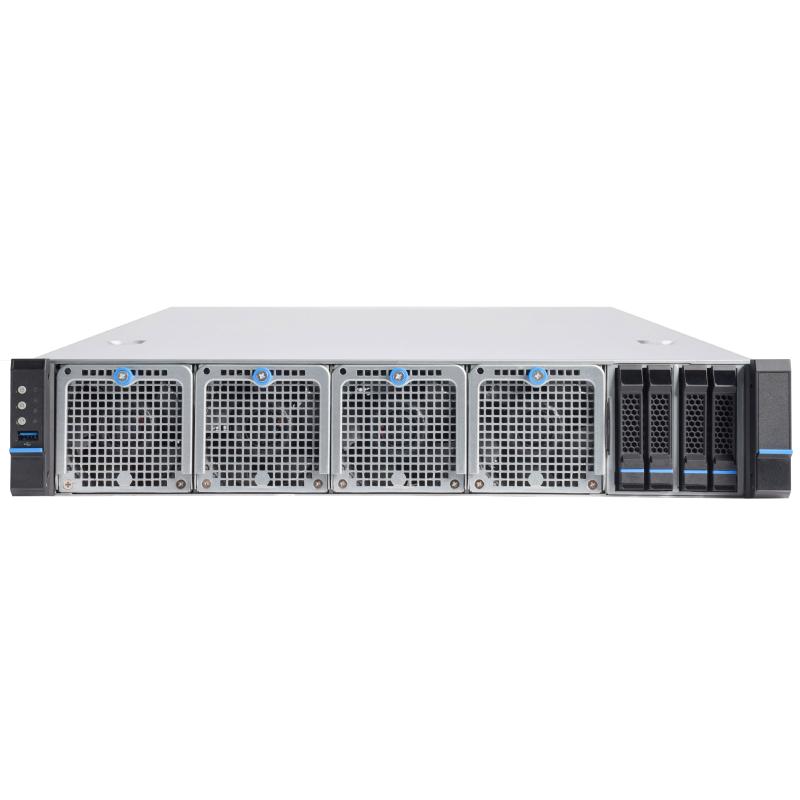19" Geh&auml;use RM-252 2HE, 2x800W, schwarz