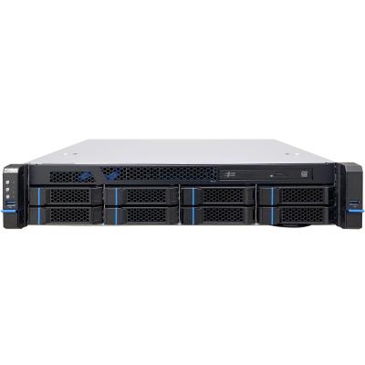 19" Geh&auml;use RM-245-08 2HE 12Gbps red