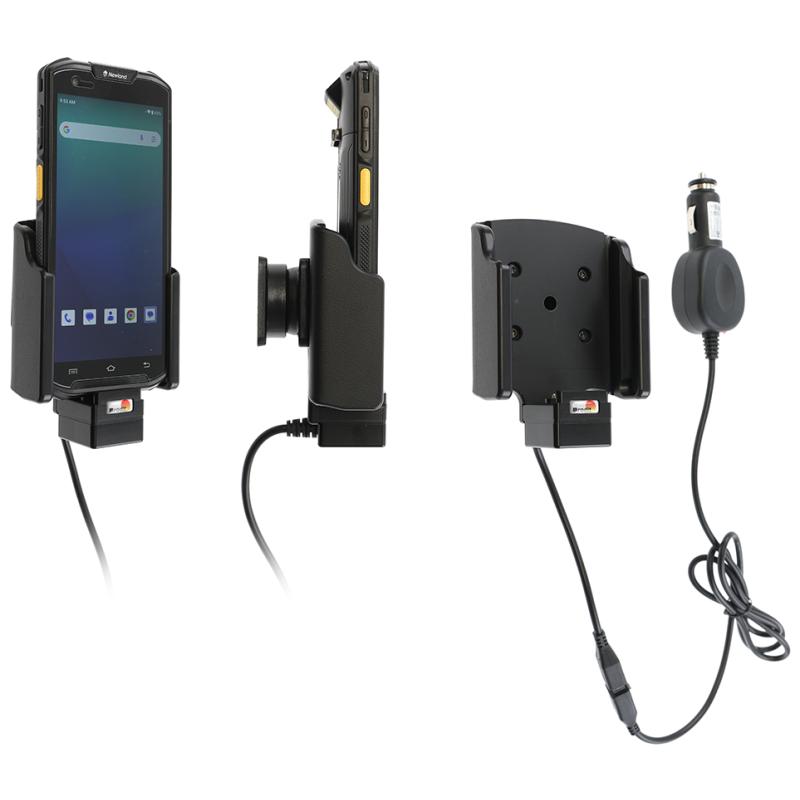 Brodit Aktiv Halterung mit Zigarettenanz&uuml;nder-Stecker - Newland MT93