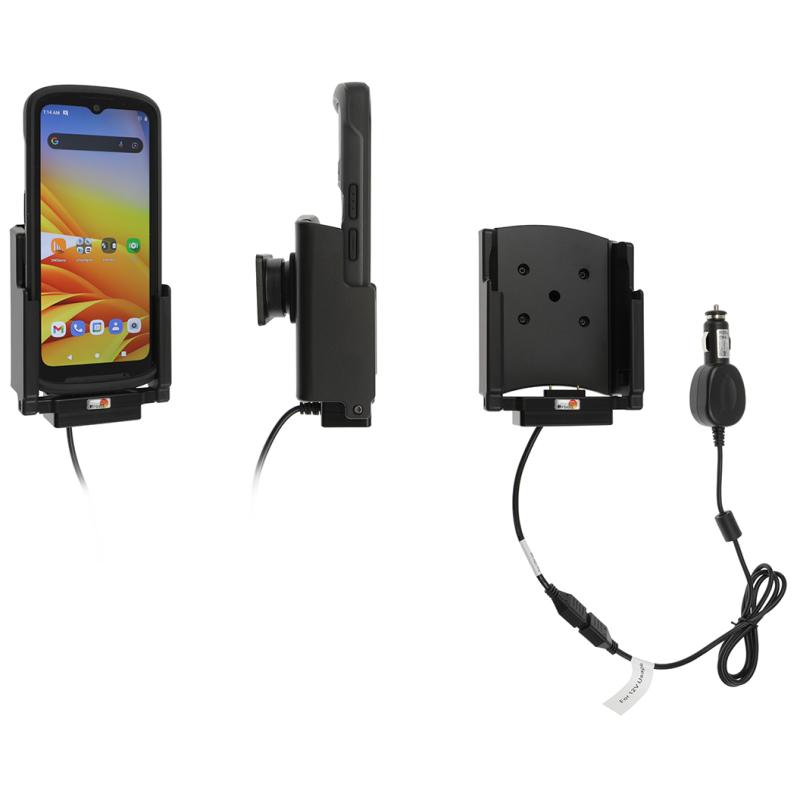 Brodit Aktiv Halterung mit Zigarettenanz&uuml;nder-Stecker - Zebra TC15