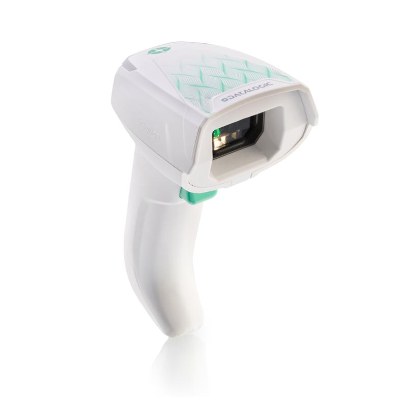 Datalogic Gryphon GBT4600 HC, BT, 2D, HP, BT (BLE), Kit (USB), Qi, wei&szlig;