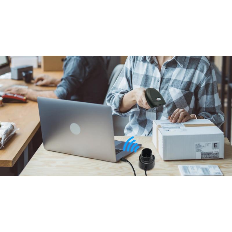 Unitech MS822, 2D (Standard Range) Scanner, USB-Kit, wireless, BT