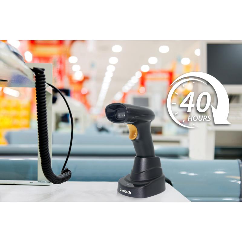 Unitech MS822, 2D (Standard Range) Scanner, USB-Kit, wireless, BT