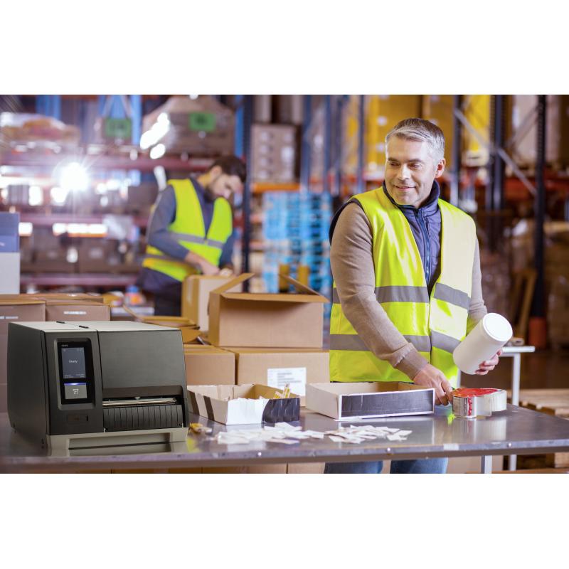 Honeywell PM65 Industrie Etikettendrucker, Thermotransfer, 300 dpi, USB, LAN, RS232, Touchscreen, Re