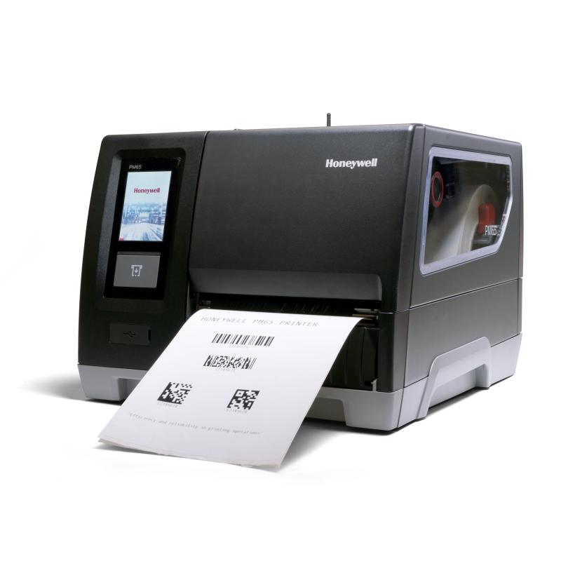 Honeywell PM65 Etikettendrucker, Thermotransfer, 300 dpi, USB, LAN, RS232, BT, WLAN, Touch, Rewin
