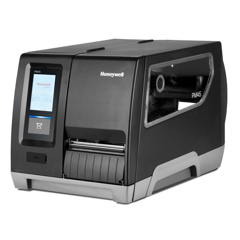 Honeywell PM45 Industrie Etikettendrucker, Thermotransfer, 600 dpi, USB, LAN, RS232, Touchscreen