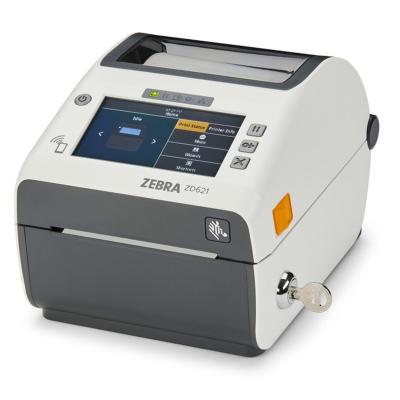 Zebra ZD621d, HC, 12 Punkte/mm (300dpi), Disp., RTC, USB, USB-Host, RS232, BT (BLE), Ethernet, wei&szlig;
