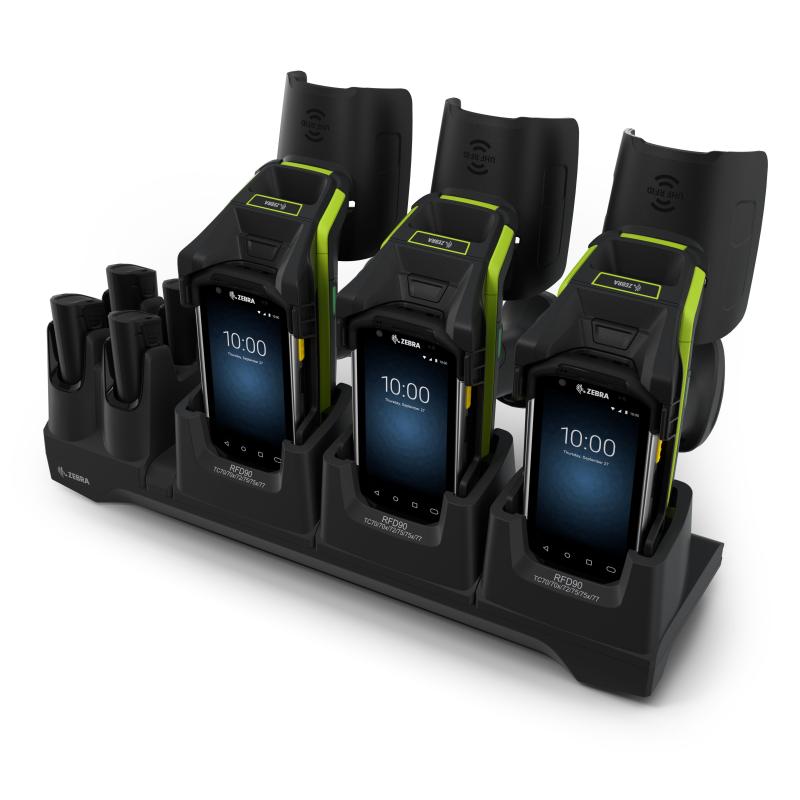 Zebra RFD90 3xLade-/&Uuml;bertragungsstation , LAN, TC70-77