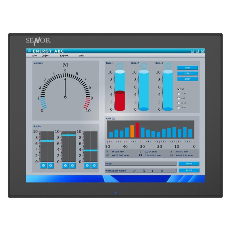 Hygrolion K5h Panel PC, 15'' TFT LED Panel PC, PCAP, IP66, i5-1235U, 16GB RAM, 256GB SSD, WLAN