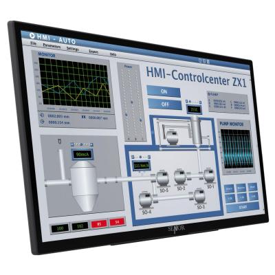 Hygrolion K24h Panel PC, 23,8'' TFT LED Panel PC, PCAP, IP66, i5-1235U, 16GB RAM, 256GB SSD, WLAN