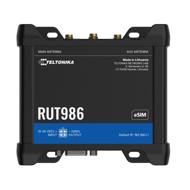 Teltonika RUT986 industrieller globaler LTE Cat4 Router