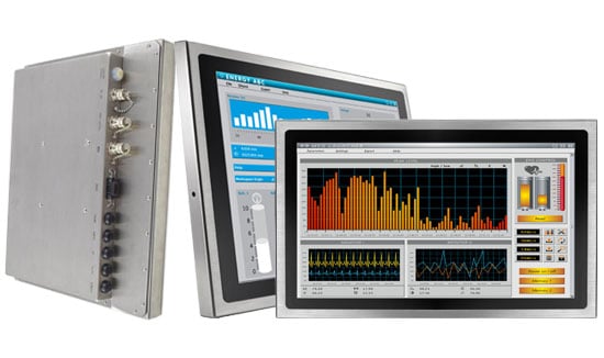 Von 15″ bis 21,5″ – Touch Monitore in Edelstahl für industrielle Anwendungen